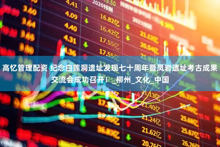 高忆管理配资 纪念白莲洞遗址发现七十周年暨凤岩遗址考古成果交流会成功召开！_柳州_文化_中国