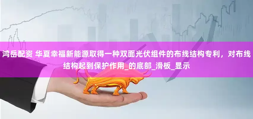 鸿岳配资 华夏幸福新能源取得一种双面光伏组件的布线结构专利，对布线结构起到保护作用_的底部_滑板_显示